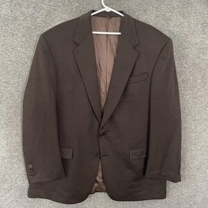 Lanificio Cerruti Blazer Mens 48 Brown 100% Cashmere Sport Coat Italy